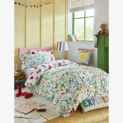 Marks & Spencer Bluebellgray Pure Cotton Garden Explorer Bedding Set Multi
