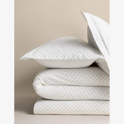 Marks & Spencer M&S Pure Cotton Oxford Edge Dobby Bedset Moss