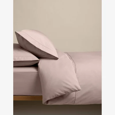 Marks & Spencer M&S Egyptian Cotton 230 Thread Count Crisp Bedding Set Blush Pink
