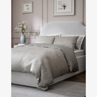 Marks & Spencer M&S Pure Cotton Aurelie Damask Jacquard Bedding Set - SGL - Grey Mix, Grey Mix