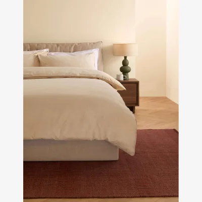 Marks & Spencer MADE Pure Cotton Textured Bedding Set Natural
