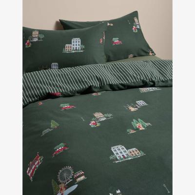 Marks & Spencer Spencer Bear™ Pure Cotton Spencer Bear™ Christmas Bedding Set Green Mix