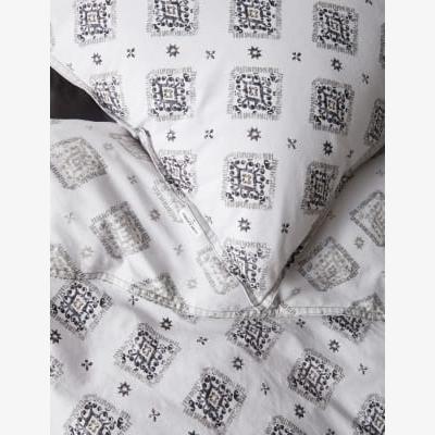 Marks & Spencer M&S X Fired Earth  Casablanca Collection Habous Diamond Bedding Set - 6FT - Natural Mix, Natural Mix