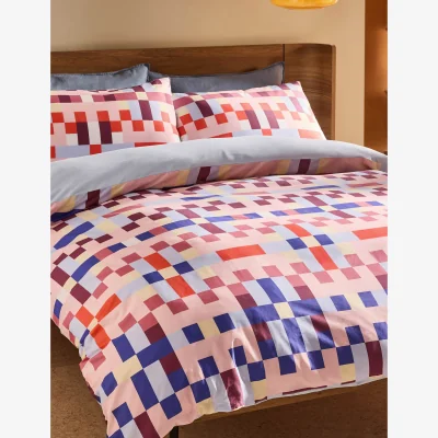 Marks & Spencer MADE Pure Cotton Carys Bedding Set Pink