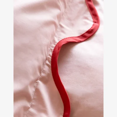 Marks & Spencer Rockett St George Pure Cotton Frill Trim Ooh La La Duvet Set Pink Mix