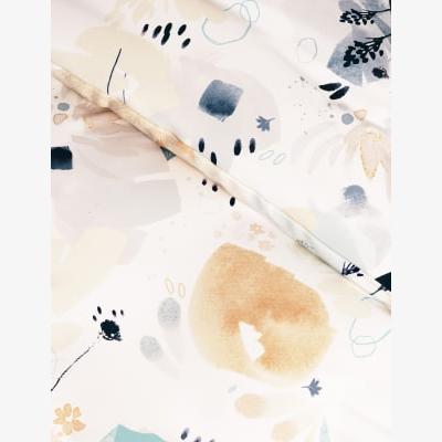 Marks & Spencer M&S  Pure Cotton Watercolour Floral Bedding Set - DBL - Blue Mix, Blue Mix