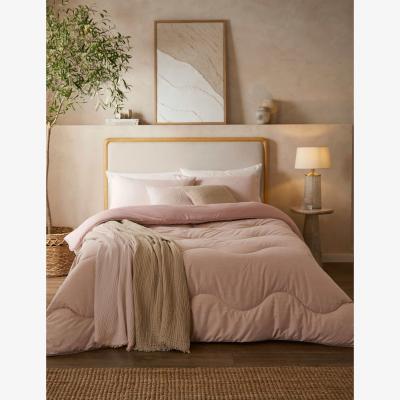 Marks & Spencer Night Lark Soft Weave 10.5 Tog Coverless Duvet Set Light Pink