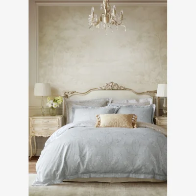 Downtown Historic Royal Palaces Tijou Duvet Set - Porcelain Blue - Double