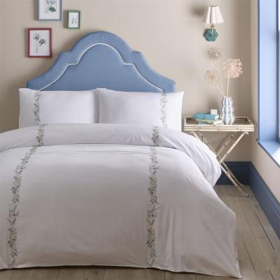 Downtown Appletree Julianna Embroidery Duvet Set - White - Double