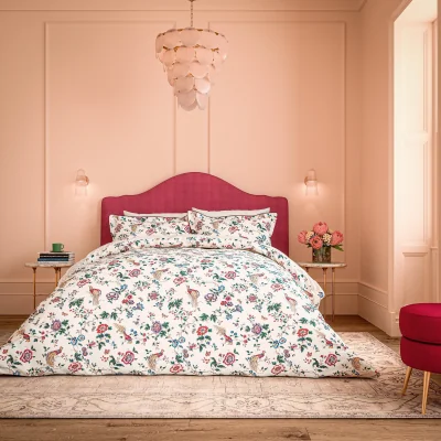 Downtown VA Birds Of Paradise Duvet Set - Multi - Double