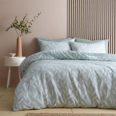 Downtown Appletree Emile Jacquard Duvet Set - Green - King