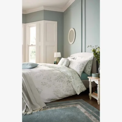 Downtown Laura Ashley Lockwood Duvet Set - Natural Sage - Single