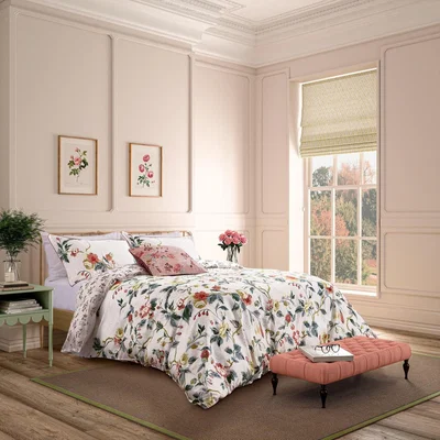 Downtown English Heritage Craven Street Floral Trail Duvet Set - Multi - Double