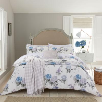 Downtown Sanderson Options Rhodera Duvet Set - Super King, Cotton, Floral
