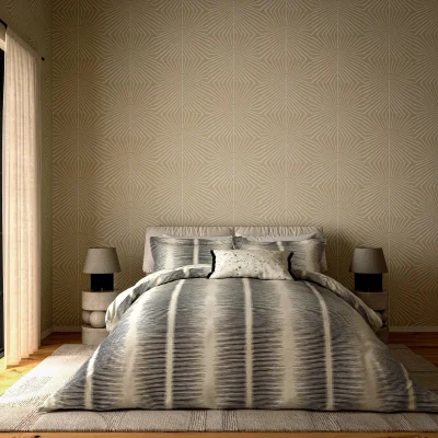 Downtown Harlequin Chaco Duvet Set - Charcoal - Double