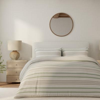 Downtown Vantona Wide Stripe Duvet Set - Multi - King