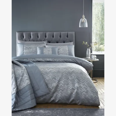 Downtown Portfolio Antibes Duvet Set - Blue - King