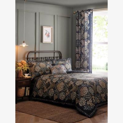Downtown Appletree Heritage Evelina Duvet Set - Navy - Double