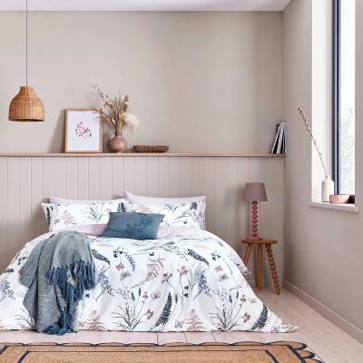Downtown Helena Springfield Sophie Duvet Set - Denim Blue/Pink - Double