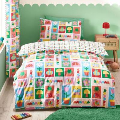Downtown Catherine Lansfield Curious Caterpillar Duvet Set - Multi - Single