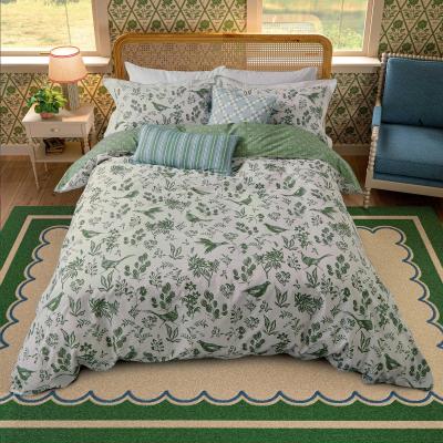 Downtown Joules Festival Pheasants Duvet Set - Green - Super King