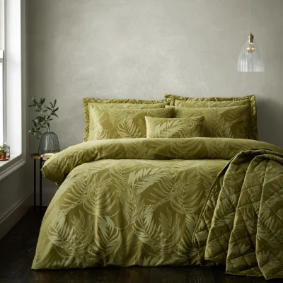 Downtown Portfolio Woburn Duvet Set - Olive - Super King