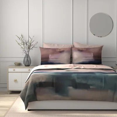 Downtown Simply Home Abstract Duvet Set - Multi - Double