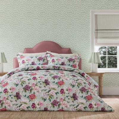 Downtown Sanderson National Trust Summer Peony Duvet Set - Multi - King