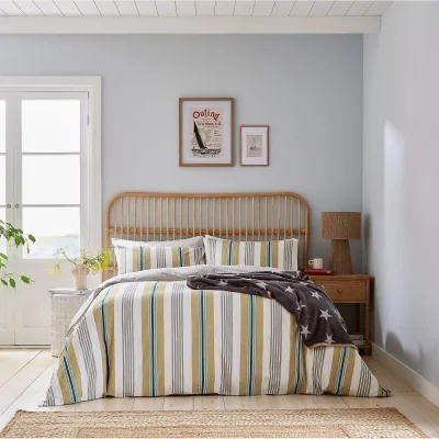 Downtown Helena Springfield Huntington Stripe Duvet Set - Amber - King