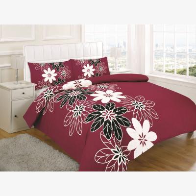 The Range Lynda Floral Duvet Cover Bedding Set - Red