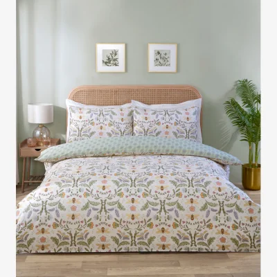 The Range Gardenia Duvet Set - White / Superking