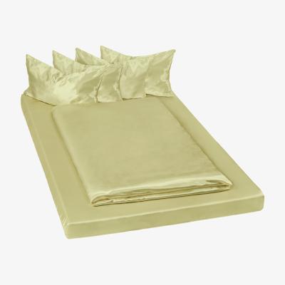 The Range Satin Sheets Bedding Set 150x200cm 6 Pcs - Green