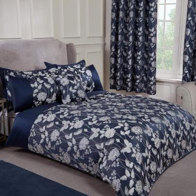 The Range Butterfly Meadow Jacquard Floral Bedding - Blue / Single