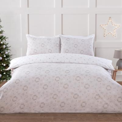The Range Mistletoe Wishes Duvet Set - Natural / Double