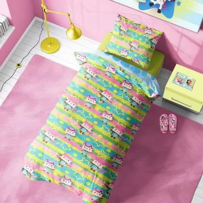 The Range Gabby´s Dollhouse Glitter Makes Everything Better Reversible Duvet Set - Multicoloured