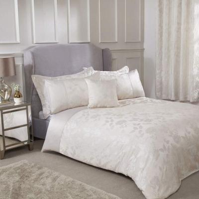 The Range Butterfly Meadow Jacquard Floral Bedding - Neutral / Superking