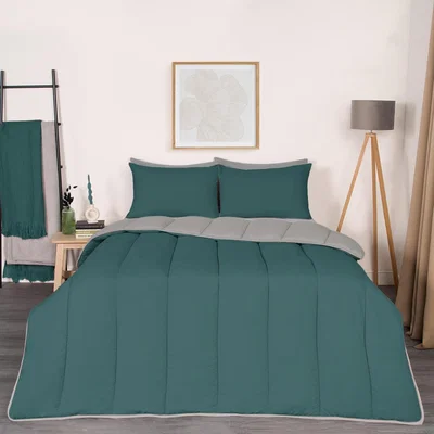 The Range Coverless 10.5 Tog Soft Duvet Set - Teal / Single / 1.55kg