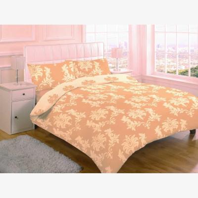 The Range Chevron Damask Reversible Duvet Cover Bedding Set - Yellow