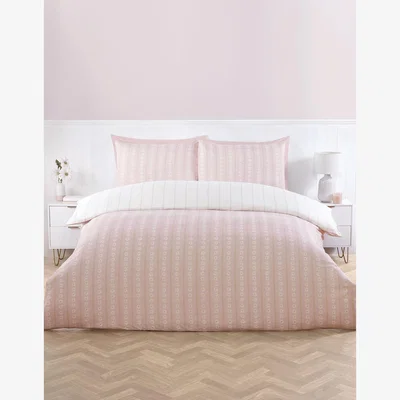 The Range Florie Duvet Set - Blush / King