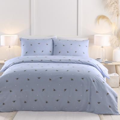The Range Charlotte Thomas Bees Duvet Cover and Pillowcase Set Blue - Blue  / Double