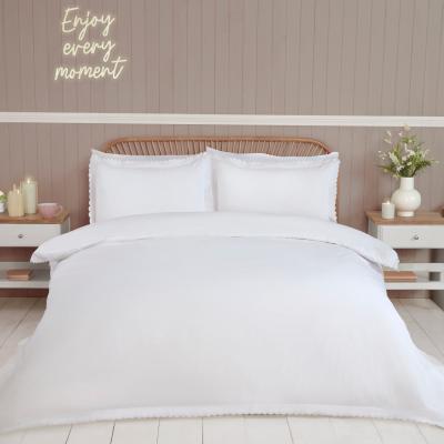 The Range Scallop Edge Duvet Set  - Blush / King