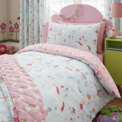 The Range Magical Unicorn Duvet Set - Pink / Junior