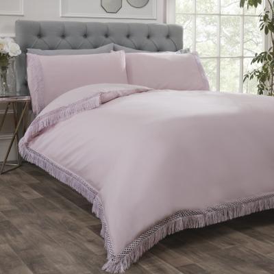 The Range Tia Trellis Duvet Set - Blush / King