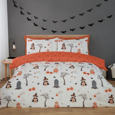 The Range Buddy Bear Halloween Duvet Set - Natural / Double
