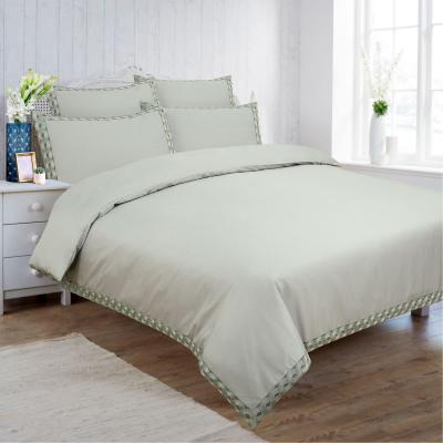 The Range Decorative Wave Duvet Cover Sets and Pillowcases - Silver