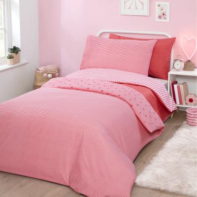 The Range Pack of 2 Hearts Duvet Sets - Pink