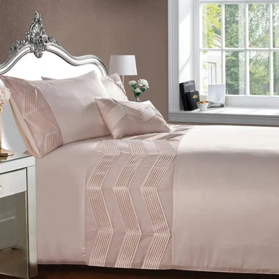 The Range Valencia Duvet Set - Blush / Superking