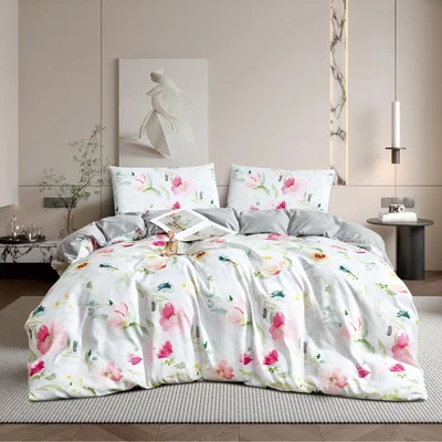 The Range Harper Floral Printed Duvet Set - Multi / Double