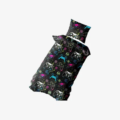 The Range Floso Gamer For Life Graffiti Reversible Duvet Set - Multicoloured