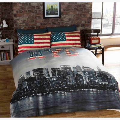 The Range NYC Polycotton Duvet Set With Pillowcase - Multicolor / Single